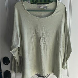 Women's Light Green Top Size 3X/22W-24W
